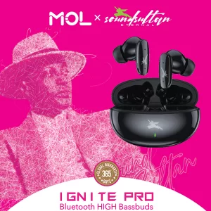 MOL x Sound Sultan IGNITE Bluetooth wireless EARBUDS